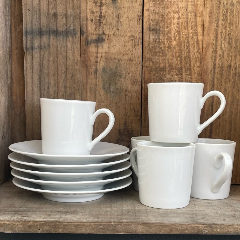 Bavarian Seltmann Weiden Demitasse Espresso Cups & Saucers - 12 pieces